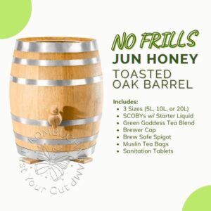 USA Made Oak Barrel Continuous Brew JUN No-Frills Package