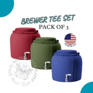 Pack of 3 Brewer Tee Set For Steel and Porcelain Vessels